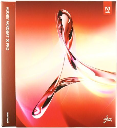 Adobe Acrobat X, Professional Version, Upgrade Edition from Professional 9 Version (PC)