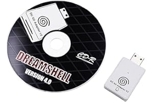 HOTPINK1 Pour console de jeu Sega DC Lecteur de cartes SD / TF Sega Dreamcast Dreamshell V4 Sega