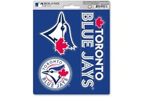 FANMATS 39368 Toronto Blue Jays Decal 3-pk