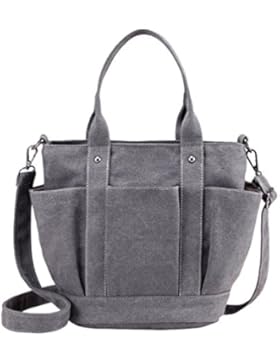 Vbiger Damen Segeltuch Handtasche Schick Schultertasche Multifunktionale Umhängetasche Trendige Kuriertaschen...