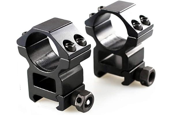 HWZ 1 tum/30 mm laxstjärt räckvidd monteringsringar medium profil för 11 mm/20 mm laxstjärt picatinny (2 delar)