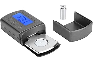 Annadue Digital Turntable Stylus Force Scale Miernik, 0,01 g, niebieskie podświetlenie tła LCD, wyświetlacz LCD z wagą kalibracyjną do ramienia dźwiękowego Phono kaseta
