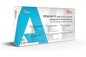 GENERAL MERCHANDISING Test Vitamine D (1 Test) – Détermination Rapide du Taux de Vitamine D à Domicile
