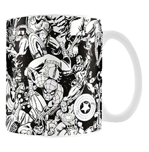 Marvel-MG23445-Keramiktasse-im-Retro-Figuren-Design-Marvel-Retro-8-x-115-x-95-cm