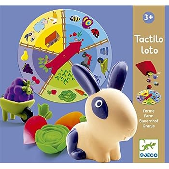Jeu De Société Djeco Tactilo Loto - Animaux, Version Neuve