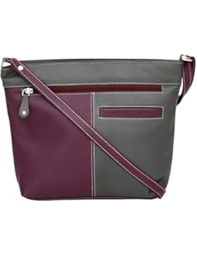 Felda - Damen Schultertasche aus Echtleder - im Tote-Stil