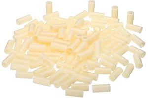 PATIKIL M5 Round ABS Spacers Washer Heavy Duty Spacers Never Rust, 240 Pcs 5.5mm ID, 9mm OD, 20mm Length Without Threaded,Switch and Receptacle Spacers Hardware for M5 Screws