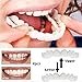 Produktbild QYL 4 Stücke Wiederverwendbare Erwachsene Snap on Perfekte Smile Whitening Prothese Fit Flex Kosmetische Zähne Komfortable Veneer Abdeckung Zahnpflege Zubehör