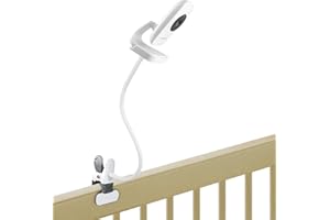 AKOEMXEEO Baby Monitor Holder for Hello Baby HB50, Flexible Baby Camera Mount Baby Monitor Stand Baby Camera Holder for Cot, Compatible with HelloBaby Baby Monitor HB50