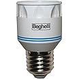 Beghelli Sorpresa Powerled Portalampada E27 Anti Black-out, Autonomia Fino a 2 Ore in Caso di Mancanza di Elettricità, Luce d