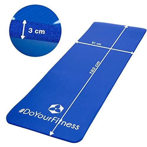 EXTREM DICKE Fitnessmatte (2cm!) »Jivan« / dick und weich, ideal für Pilates, Gymnastik und Yoga, Maße: 183 x 61 x 2,0cm / In vielen Farben erhältlich. Perfekt für empfindliche Personen – sehr weich – auch zum Balance-Training verwendbar - 4