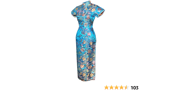 turquoise cheongsam