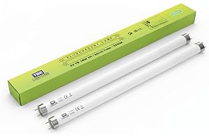 TBE LIGHTING T8 18W 2ft (60cm) Fluorescent Tube Lights – G13 2-Pin Base CFL Lamps, 3500K Soft White, 1350 Lumens, Energy Saving T8 Tubes for Office, Ceiling, and Retail Fittings – 2 Pack