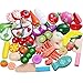 Produktbild Card Boy 29 Pcs Spielen Essen Set für Play Küche Holz magnetische Obst und Gemüse vorgeben Schneiden Spielzeug für Kinder Kleinkind
