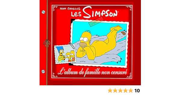 Les Simpson Album De Famille Non Censure Amazon Fr Groening Matt Livres