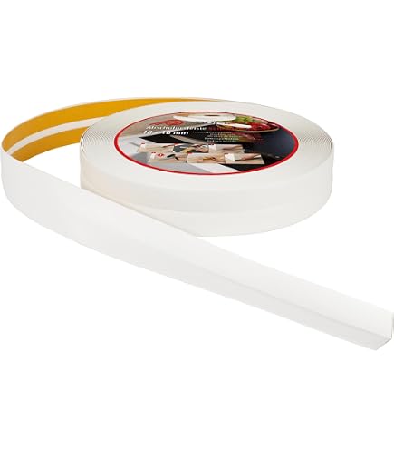 Battiscopa In PVC Bianco Autoadesivo 10 Cm X 10 M – Flessibile, Impermeabile E Decorativo Per Cucina, Bagno E Soggiorno