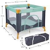 Reisebett Laufstall Babyreisebett Spielstall Babybett Kinderbett Kinderreisebett Tropical - 7