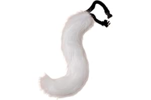 PPFINE Kunstpelz Wolf Fuchs Kostüm Schwanz Erwachsene Kinder Cosplay Halloween Weihnachtsfeier