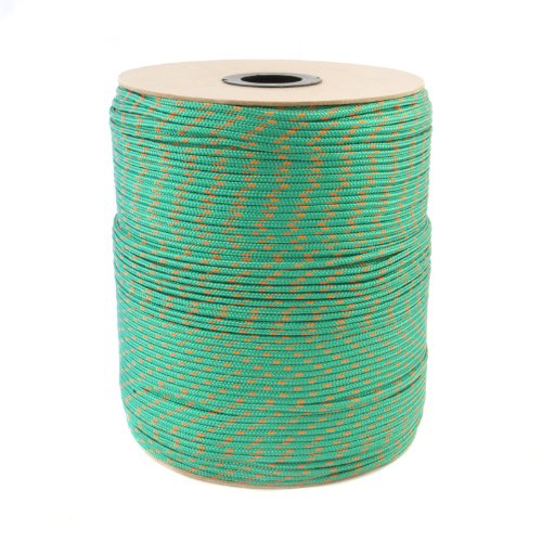 20m POLYPROPYLENSEIL 5mm GRÜN Polypropylen Seil Tauwerk PP Flechtleine Textilseil Reepschnur Leine Schnur Festmacher Rope Kunststoffseil Polyseil geflochten - 2