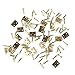 Produktbild GAOHOU®Hi-elec 20Stück DIY Möbel Kleiderschrank Puppenhaus Zubehör Gold Mini Scharniere Schrank