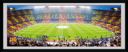 GB eye 30 x 12-inch Barcelona Nou Camp Framed Photograph, Assorted