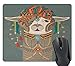 Produktbild TANGGOOD Lama-Mauspad, bunte Headwear trägt Lama mit Zubehör Ohrringe Halskette abstraktes Tier, Mousepad Multicolor