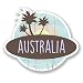 Produktbild 2 x Australien Vinyl Aufkleber Aufkleber Laptop Reise Gepäck Auto Ipad Schild Fun # 6766 - 10cm/100mm Wide