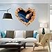 Produktbild LUVERSCO 3D Heimwerker Happy Valentine Abnehmbaren Wand Aufkleber Familie Aufkleber WandgemäLde Kunst Home Decor