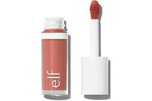 ‎E.L.F. e.l.f. Camo Liquid Blush, Langanhaltendes Flüssiges Rouge Für Hochpigmentierte Farbe, Sorgt Für Ein Weiches, Taufrisches Finish, Vegan & Tierversuchsfrei, Dusty Rosé