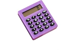 N-K Mini calculateur électronique portable de poche 8 chiffres Violet