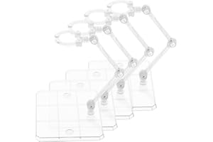 Alipis Supports De Figurines d'action Supports De Support De Jouets Présentoir De Modèle De Poupée Réglable Base De Support D'organisateur De Figure 4 Pièces