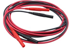 WITTKOWARE Profi Messleitungen-Set, Kabellänge 2m, rot/schwarz