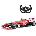 Red Ferrari F138 F1 RC Racing Car (Scale 1.12) Official License, For Ages 6+ - Ready-to-Race Drivers Fernando Alonso + Felipe Massa Drive To Survive