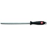 Wusthof Hanging Sharpening Steel with Black Base, 26 cm
