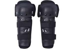 Lixada Genouillère/Coudière/Chemise Protecteur, pour Adultes/Enfants, protège-Genou, Protège-Coudes, pour Moto/Scooter/Vélo/Cyclisme/Course