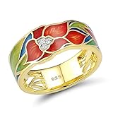 HECHOS A MANO ~ Los anillos de plata esterlina para bodas de mujeres están tallados por los diseñadores y artistas expertos que utilizan las mejores técnicas de artesanía. Este anillo recibe el último acabado con las manos para el pulido definitivo Por eso, la calidad de este anillo de plata está más allá de la imaginación.
