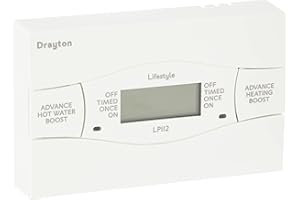 Drayton 25473 LP112 (Mk4) 2 Channel Programmer , White , 230 Volts