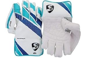SG Club Wicket Keeping Gloves (Color May Vary)