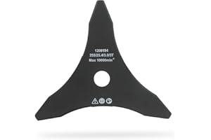 RATIOPARTS GREENSTAR - Lame 3 Dents - Adaptable Pour Débroussailleuse - Coupe De 255 mm, Alésage 25,4 mm & Epaisseur 3 mm - Qualité Professionnelle