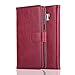 Price comparison product image Cadorabo Book Case works with Samsung Galaxy S6 EDGE in WINE RED – with Magnetic Closure, Stand Function and Card Slot – Wallet Etui Cover Pouch PU Leather Flip