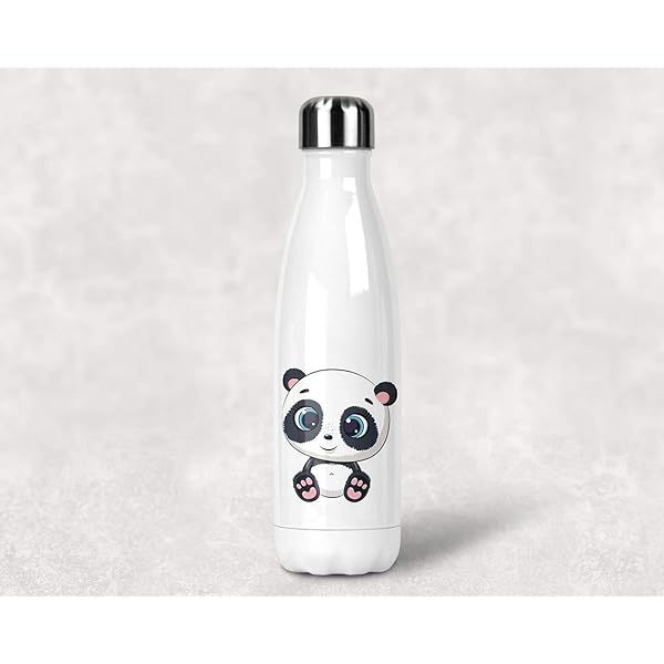 Bottiglia D'Acqua Real Madrid Official - Acciaio Inox 550ml, Personalizzata Con Iniziale - Foto 5