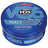 VO5 Extreme Style Matt Clay, 75 ml, Pack of 3