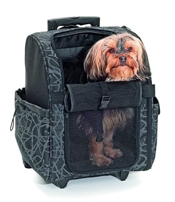 Karlie Sac à dos à roulettes chien chat - Sac à dos à roulettes