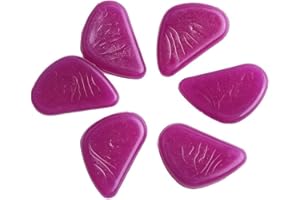 JAYRUIT Lot de 50 pierres lumineuses, galets phosphorescents pour jardins, allées, aquariums (violet)