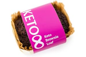 Cru8 Keto Brownie Loaf - All Natural Ingredients – Refined Sugar Free, Gluten-Free, Grain-Free, Dairy Free, Low Carb and Low in Sugar, Paleo – Delicious Taste, Perfect for Everyone
