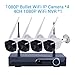Produktbild Videoüberwachung Kamera, MASIONE Überwachungskamera wasserdicht 1080P 4CH NVR Sicherheit 4PCS 2.0 Megapixel Indoor-/Outdoor IP Wlan Kamera Kits Wireless IR Nachtsicht bis zu 90ft
