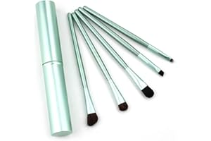 ADSPOW Brochas de Maquillaje de Ojos Pinceles(5 Piezas), Kit Brochas de Maquillaje Profesionales, para Correctores en Polvo de Base Blush Eyeshadow