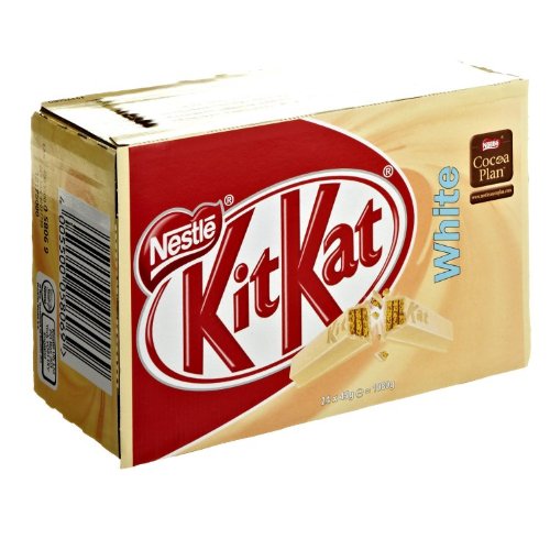 Preisvergleich Produktbild Nestle Kitkat Schokoladenriegel White 24x45g