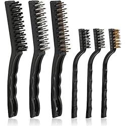 GWHOLE Lot de 6 Brosses Métalliques Pour Nettoyage de Scories et de Rouille de Soudure