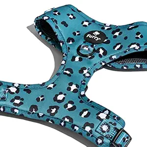 Furry & Co Dog Harness, Easy On and Off with Front and Back Leash Attachments - No Pull Training, Size Adjustable and Non Choke (Extra Large)